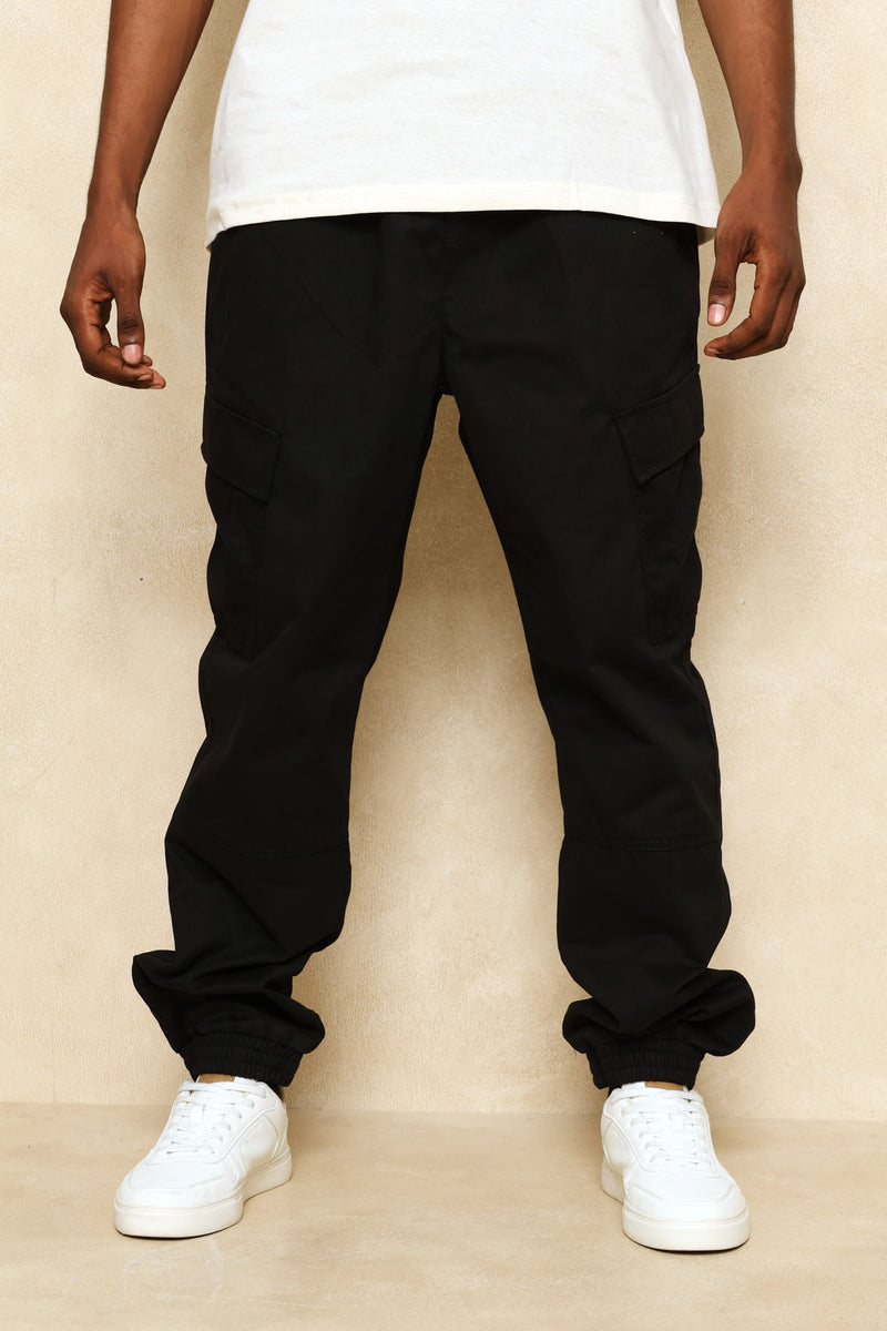 Basic Cargo Pant - Black