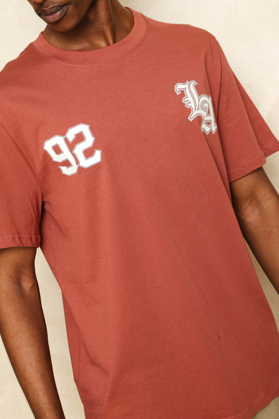 La Number Tee - Brick