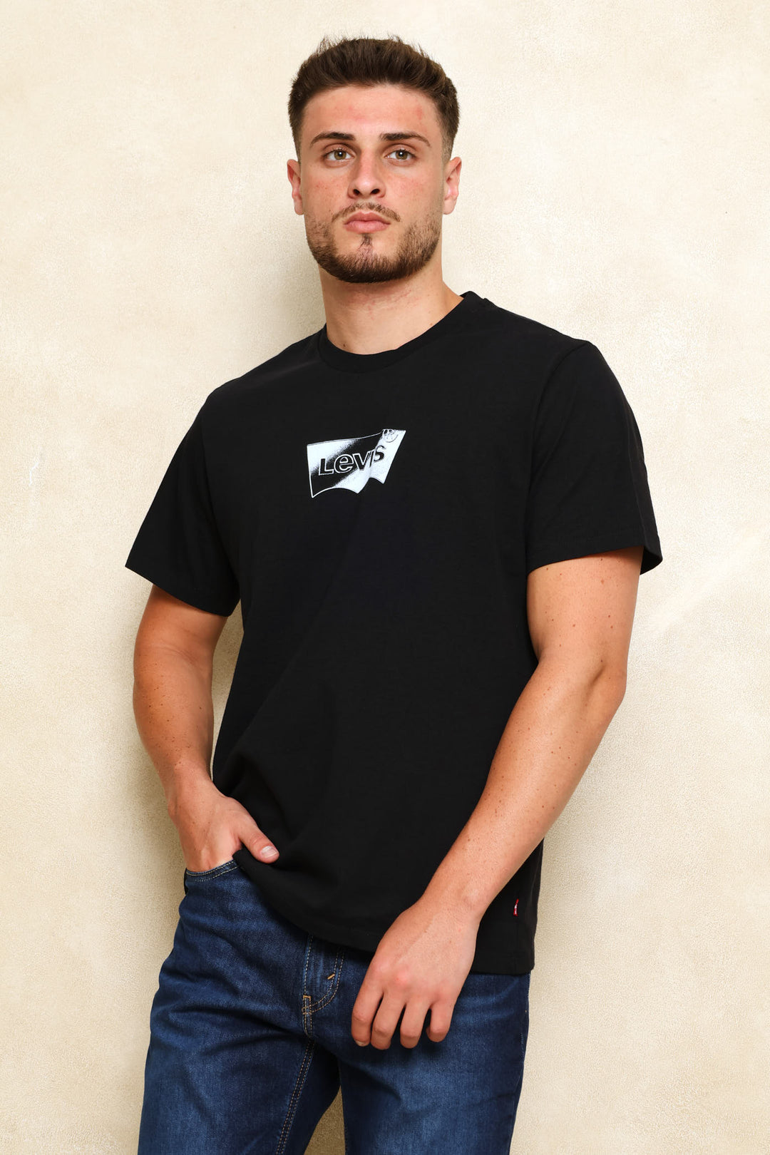 Graphic Chrome Tee - Black