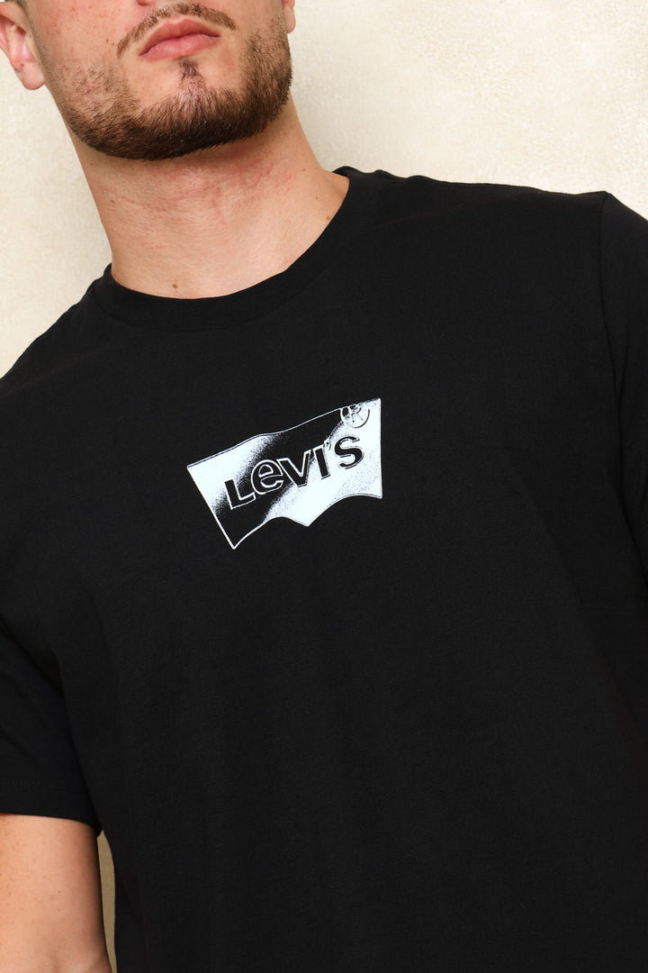 Graphic Chrome Tee - Black