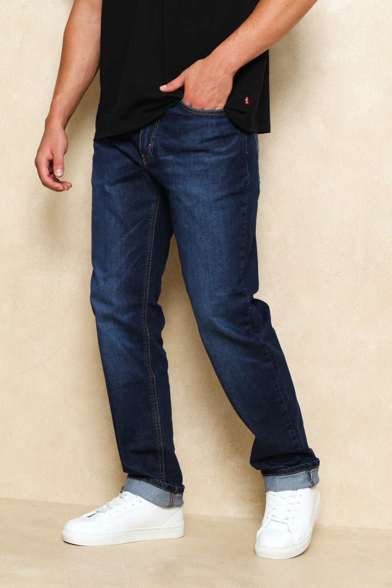 541 Just A Game Athletic Taper Denim - Mid Wash