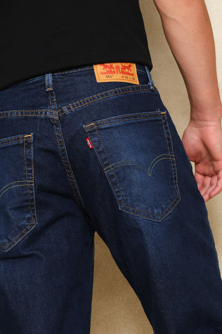 541 Just A Game Athletic Taper Denim - Mid Wash