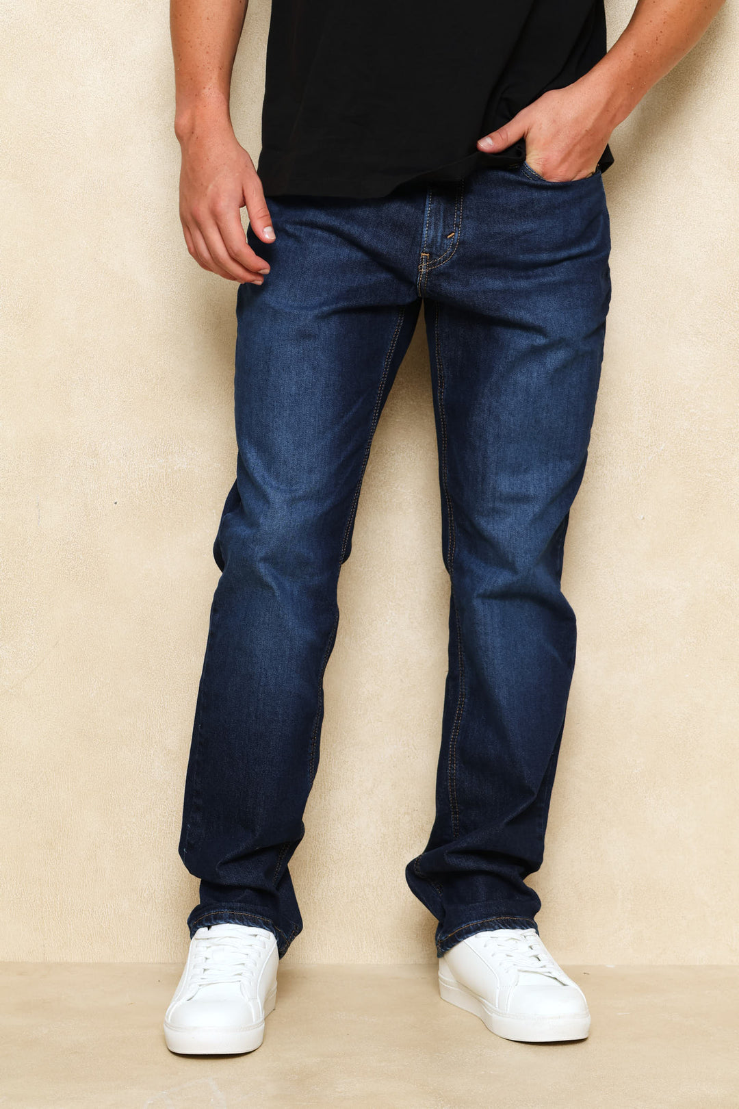 541 Just A Game Athletic Taper Denim - Mid Wash