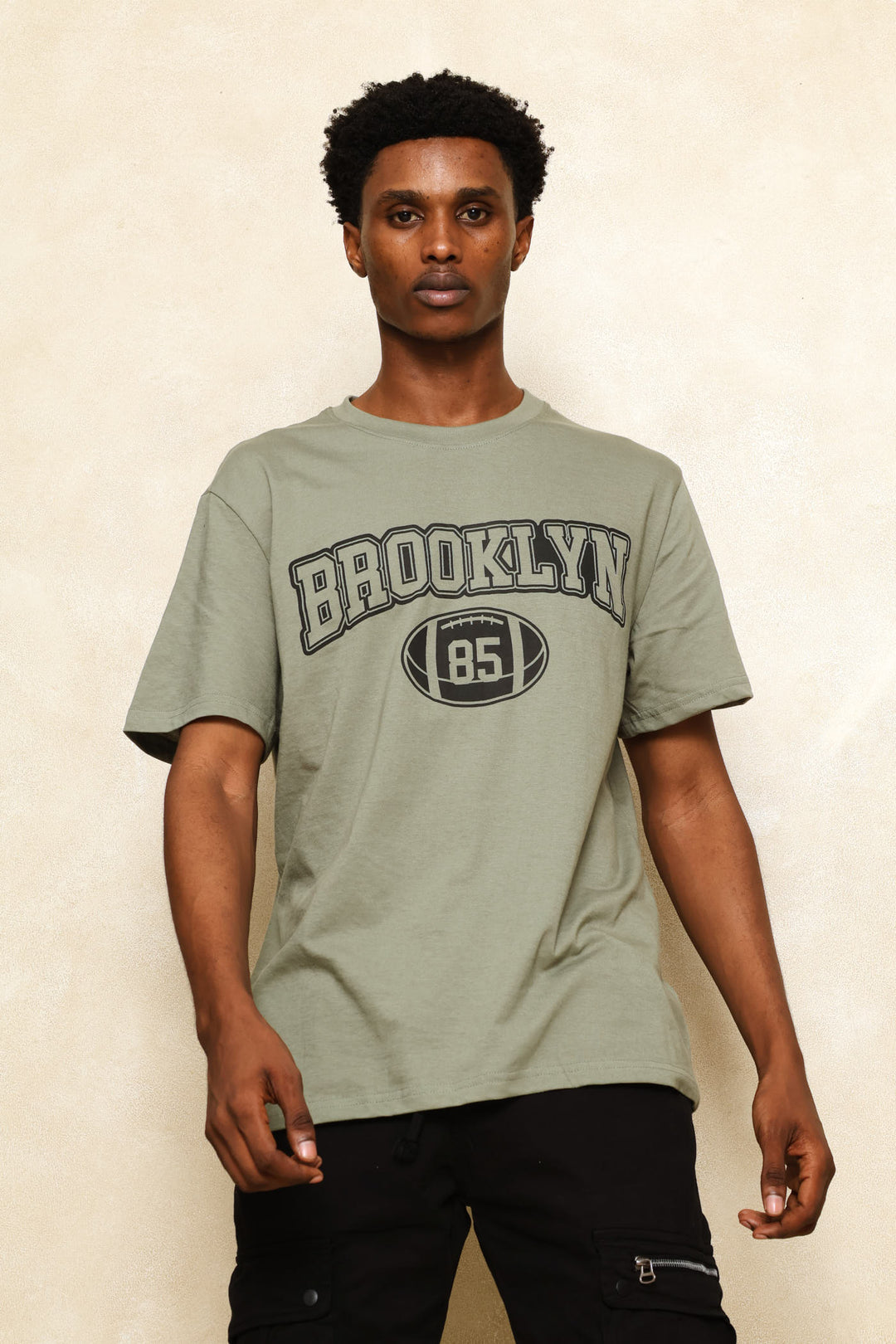 Brooklyn Print Tee - Sage