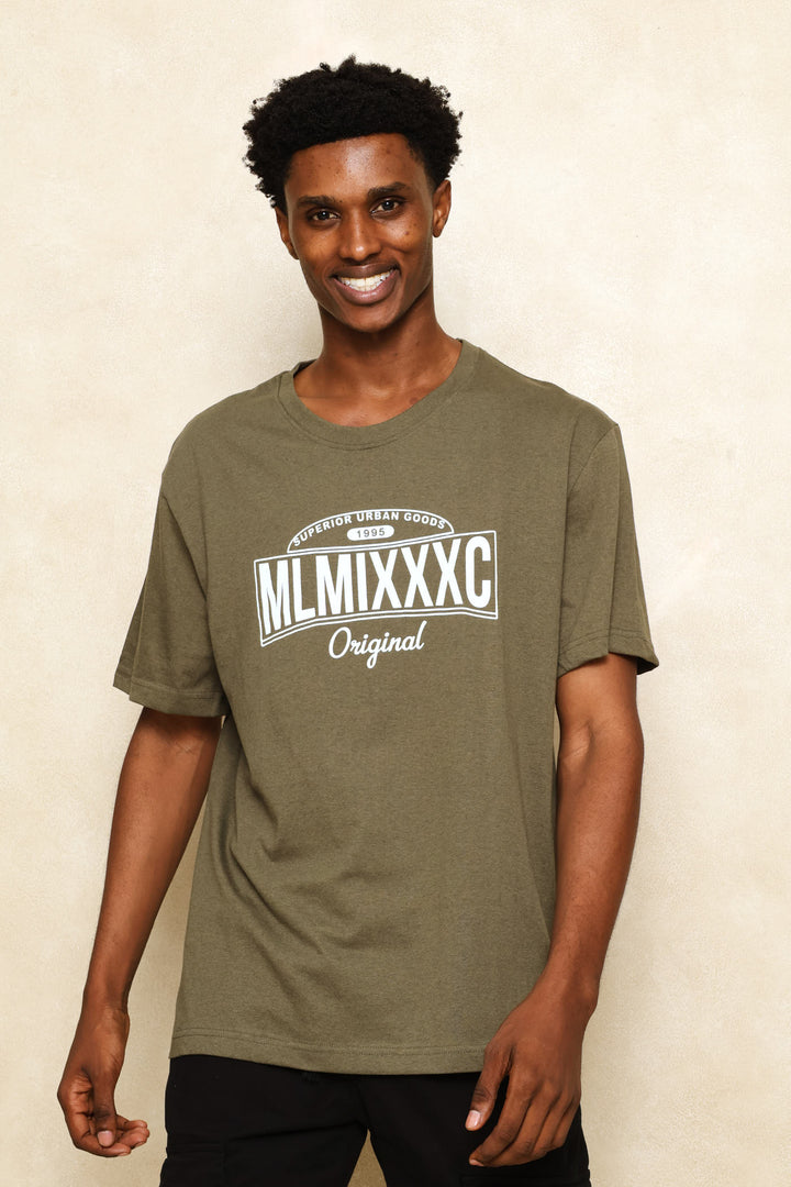 Mlmixxxc Print Tee - Dark Fatigue