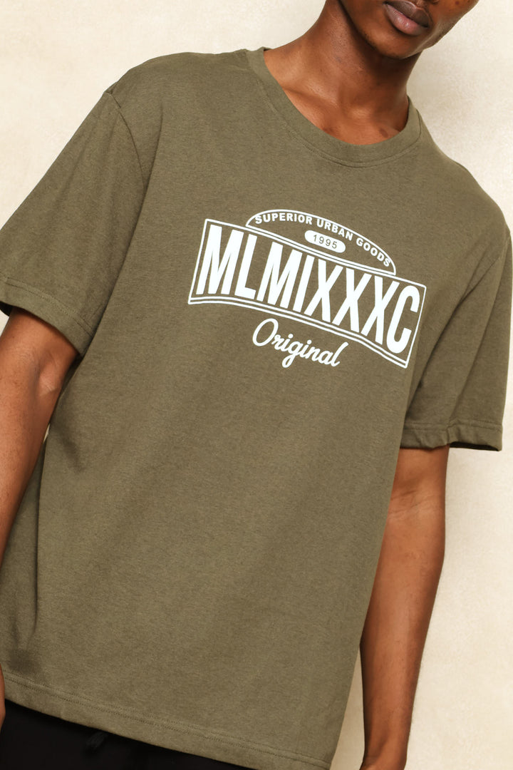 Mlmixxxc Print Tee - Dark Fatigue