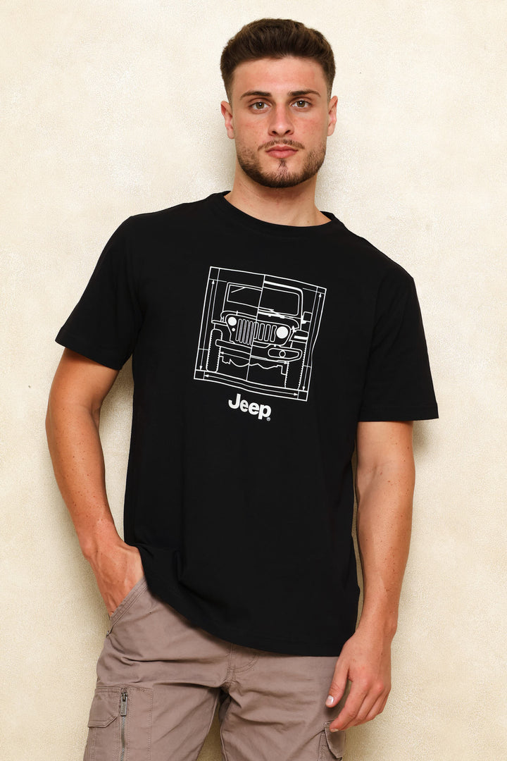 Car Icon Tee - Black