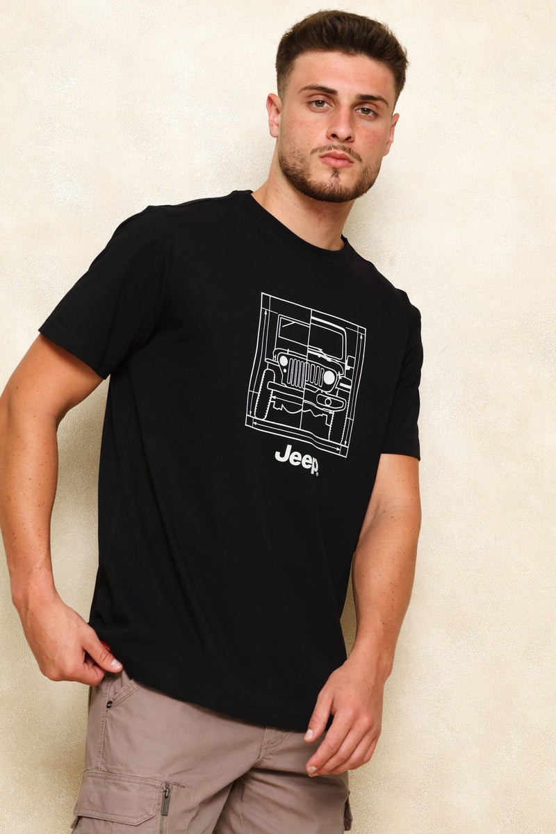 Car Icon Tee - Black