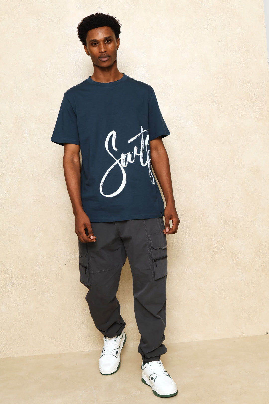 Cargo Zip Pocket Jogger - Dark Grey