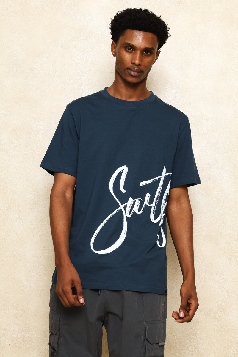 Swft Side Print Tee - Petrol