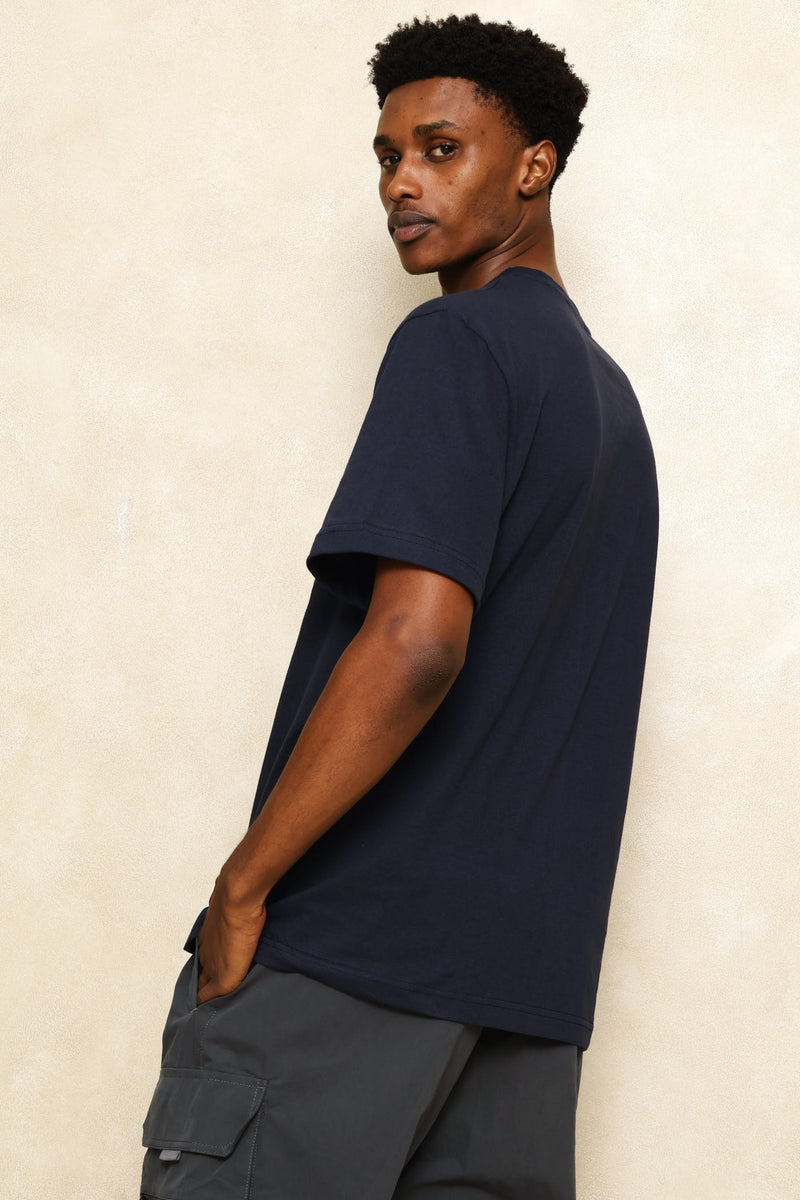Premium Print Tee - Navy