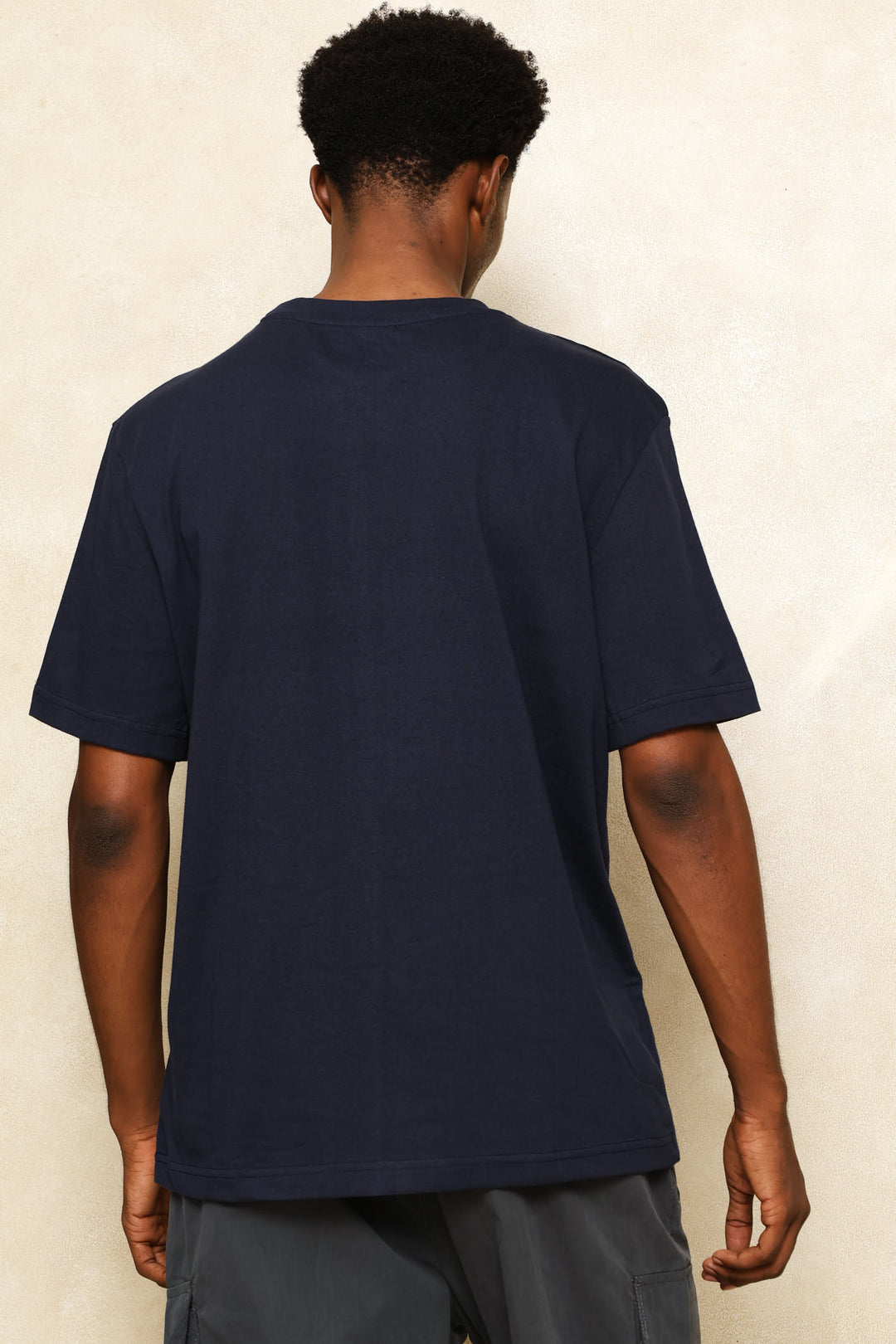 Premium Print Tee - Navy
