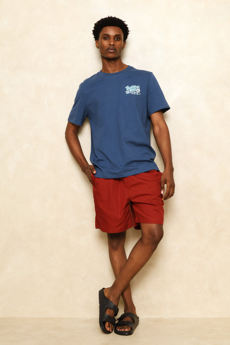Rooibos  Basic Beach Shorts - Ochre