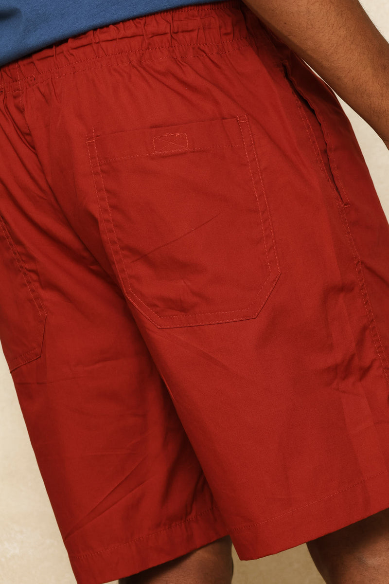 Rooibos  Basic Beach Shorts - Ochre