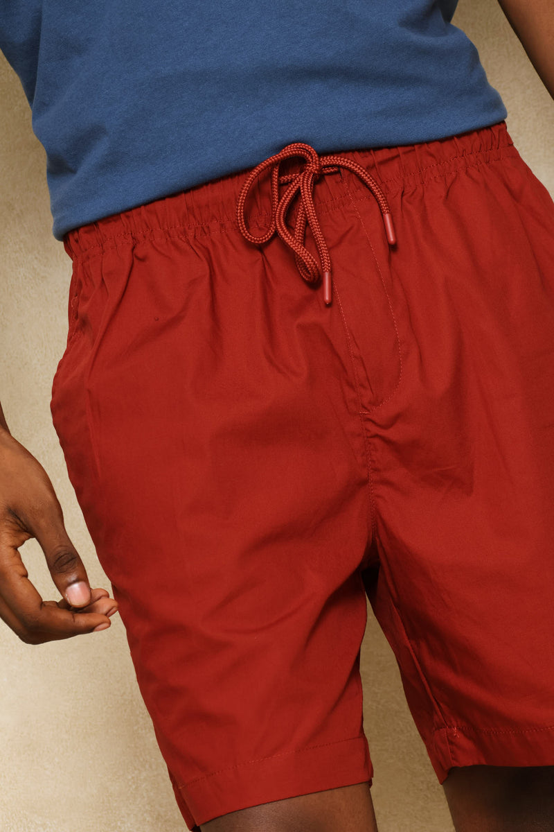 Rooibos  Basic Beach Shorts - Ochre