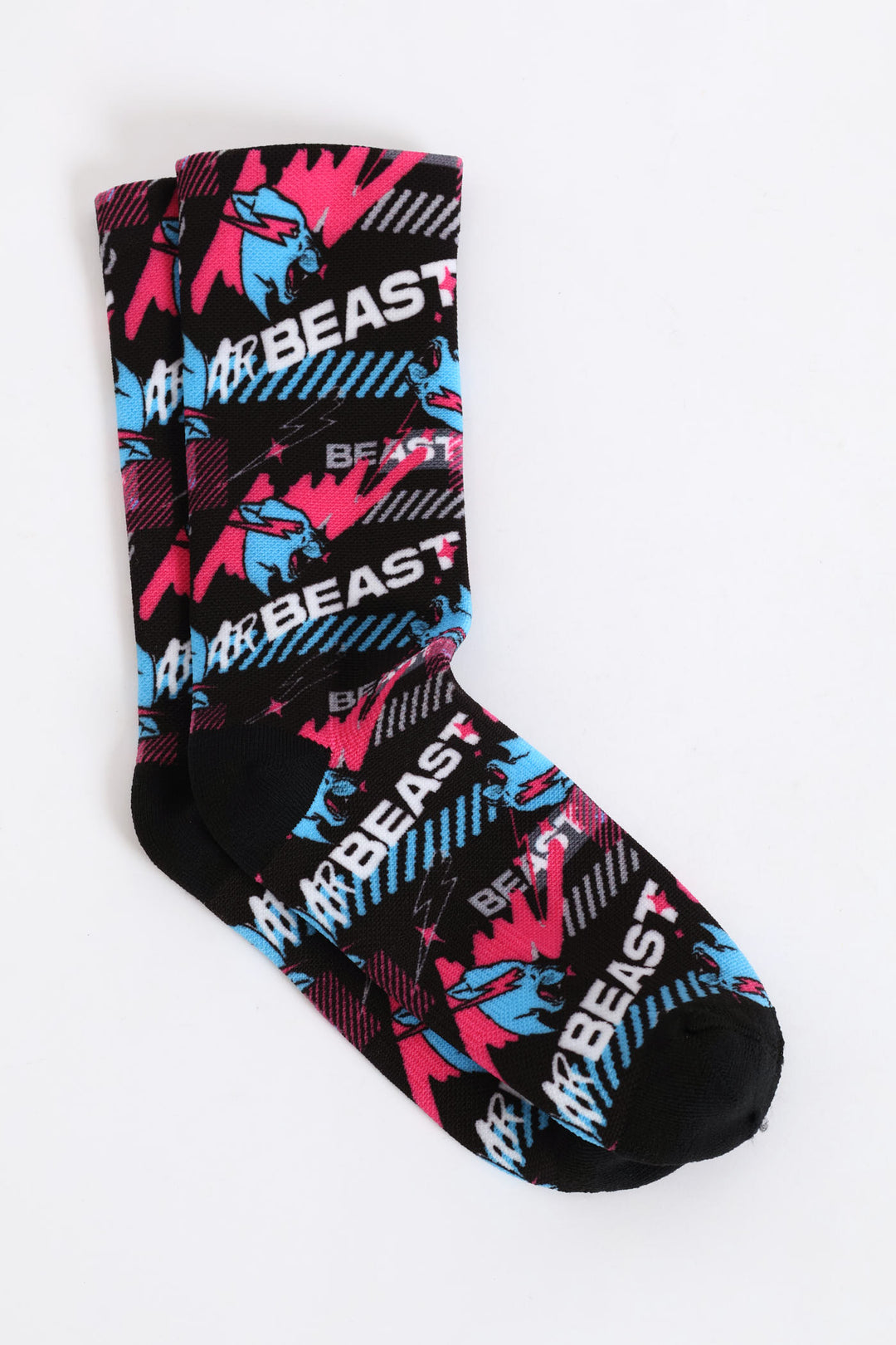 Pre-Boys Mr Beast Sock - Multi