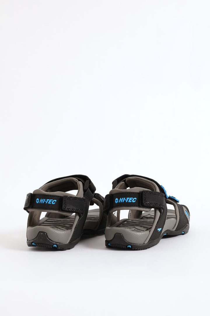 Boys Royal Open Toe Adventure Sandal - Black