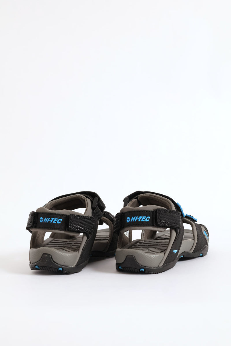 Boys Royal Open Toe Adventure Sandal - Black