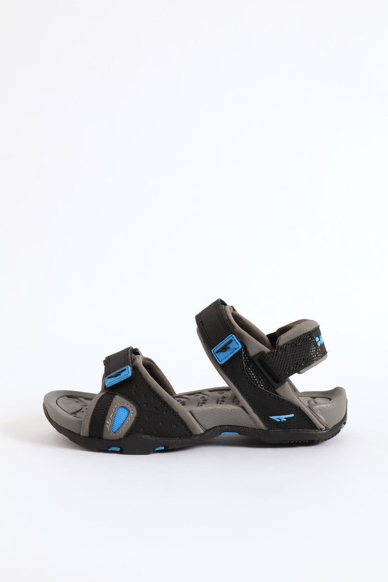 Boys Royal Open Toe Adventure Sandal - Black