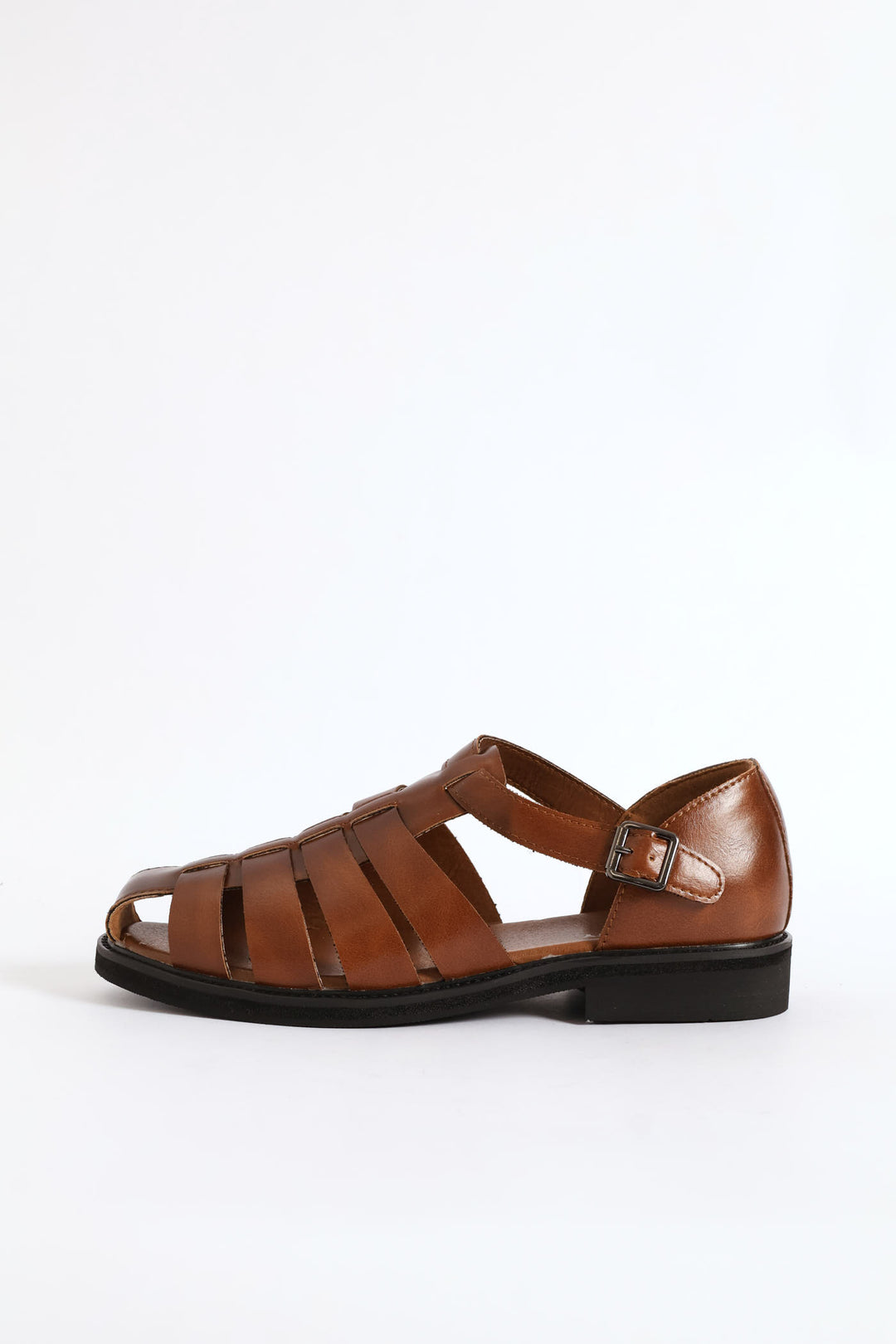 Formal Fashion Caged Sandal - Tan