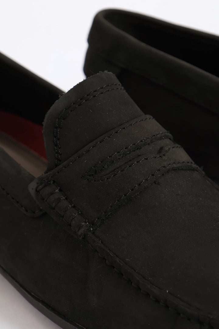 Hudson Leather Driver - Black