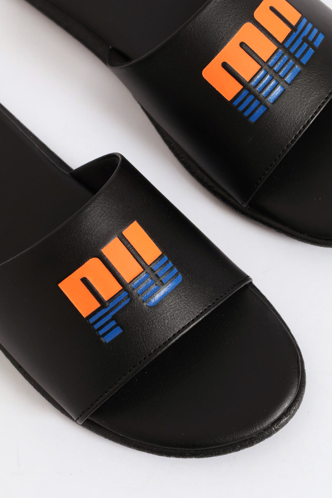 Boys Sporty Jr Slide Sandal - Black