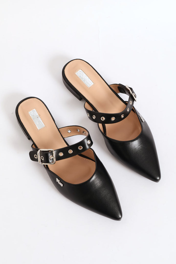 Slide On Sandal - Black