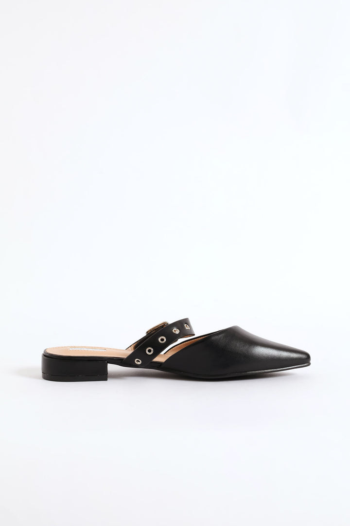 Slide On Sandal - Black