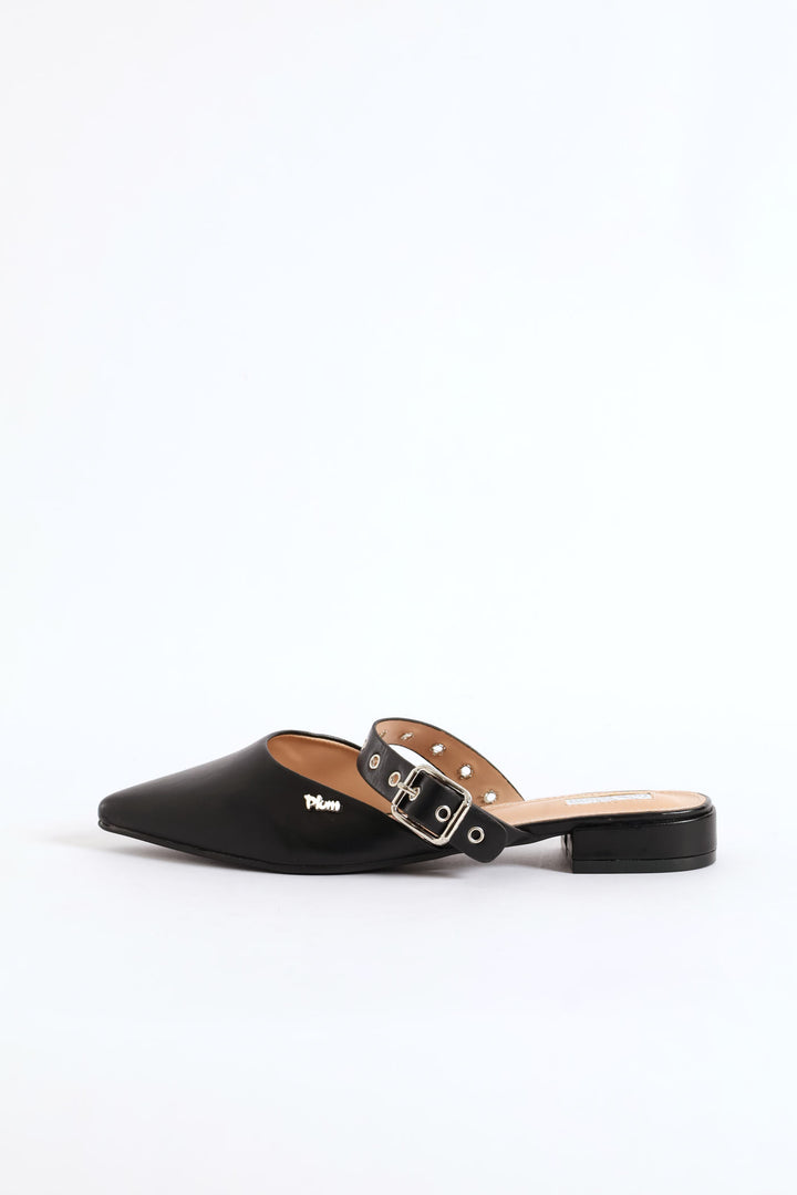 Slide On Sandal - Black