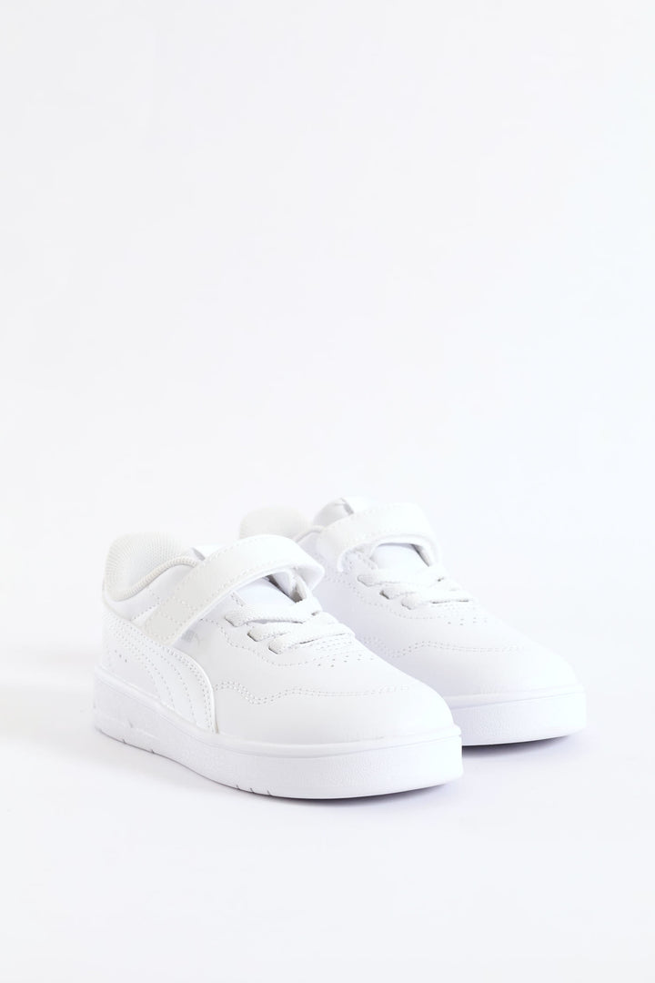 Pre-Girls Court Lally Ac+ Sneaker - White