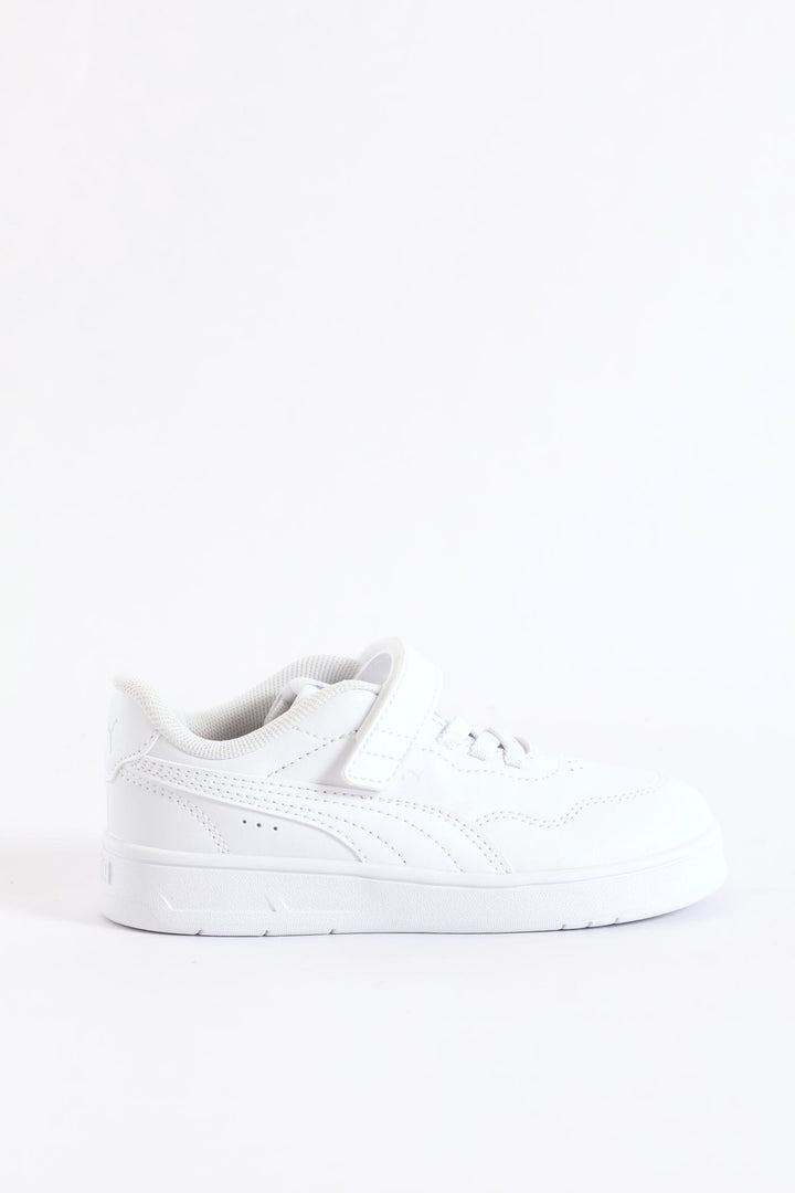 Pre-Girls Court Lally Ac+ Sneaker - White