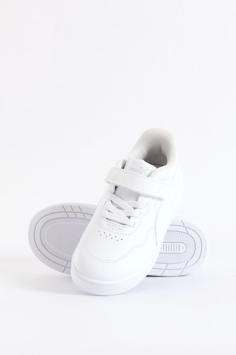 Pre-Girls Court Lally Ac+ Sneaker - White