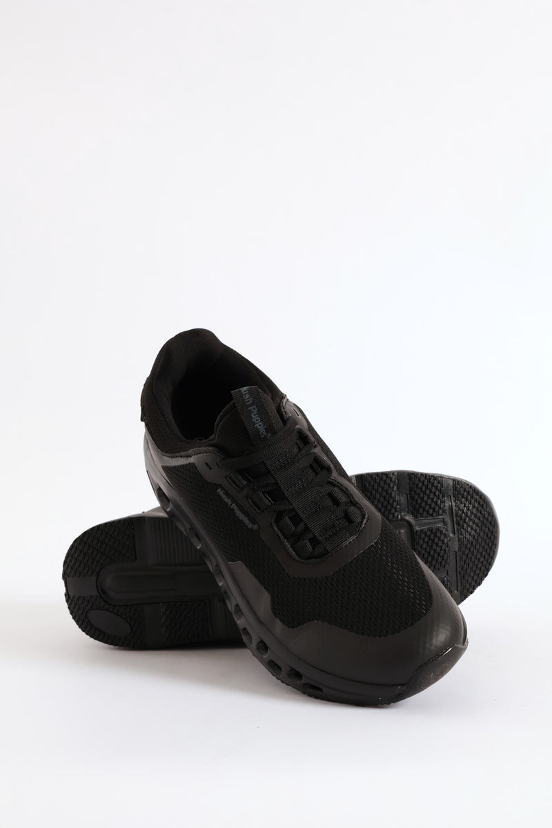 Brody Lace Up Trainer - Black