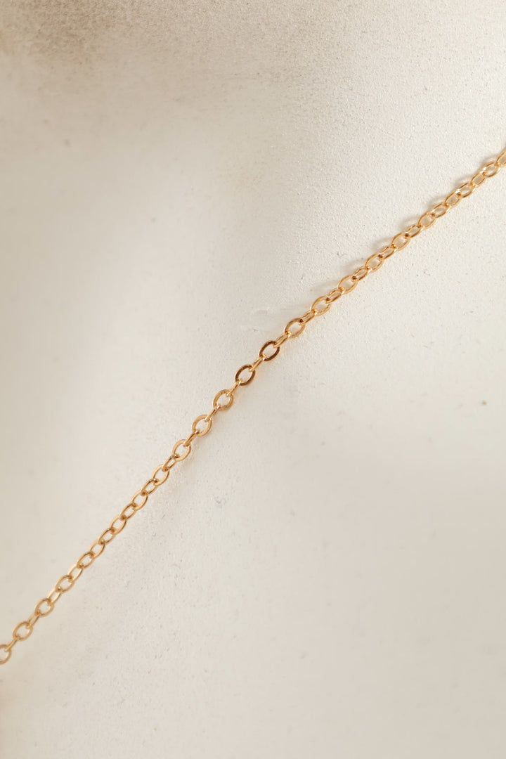 4 Petal Pendant Necklace - Gold