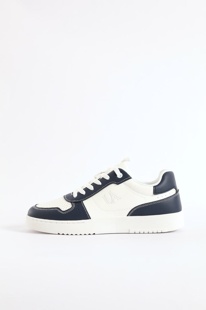 Ua Vector 1 Nubuck Sneaker - White/Navy
