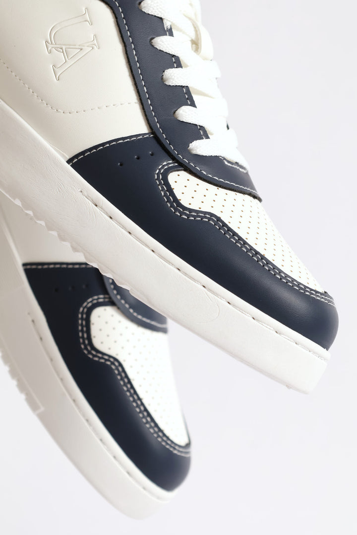 Ua Vector 1 Nubuck Sneaker - White/Navy