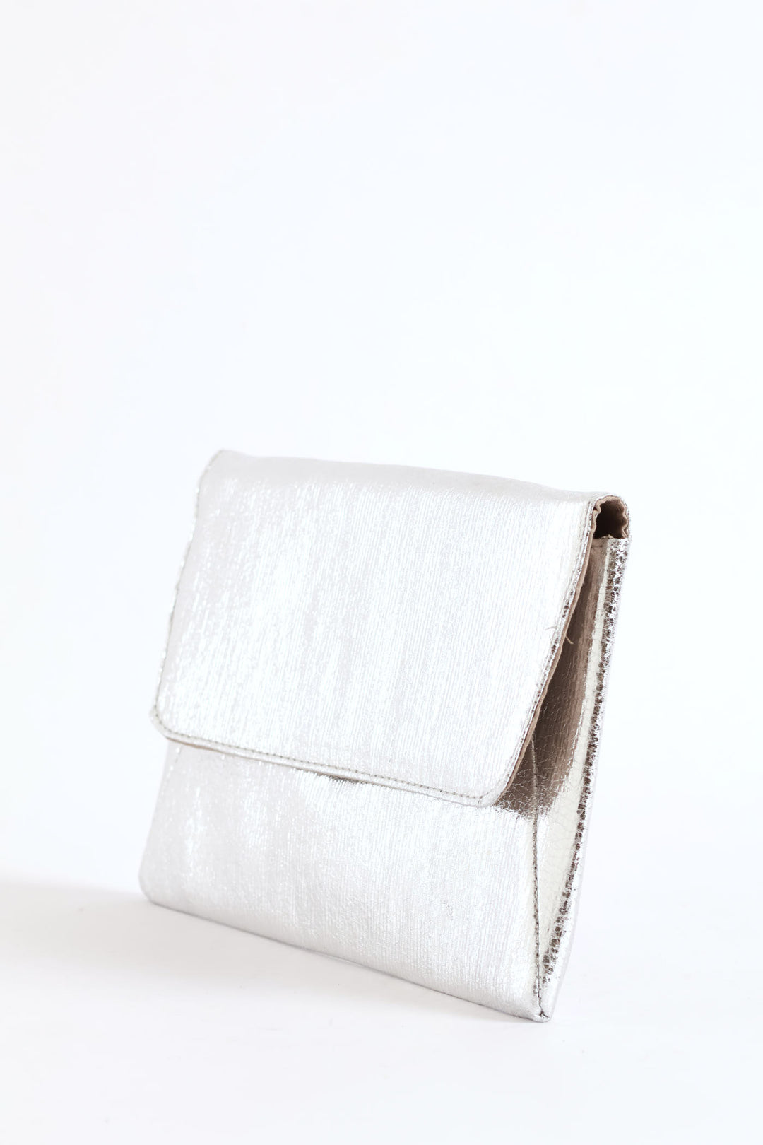 Envelope Clutch Bag - Silver