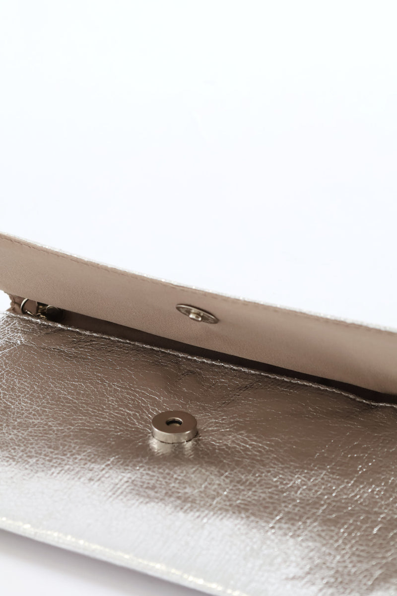 Envelope Clutch Bag - Silver