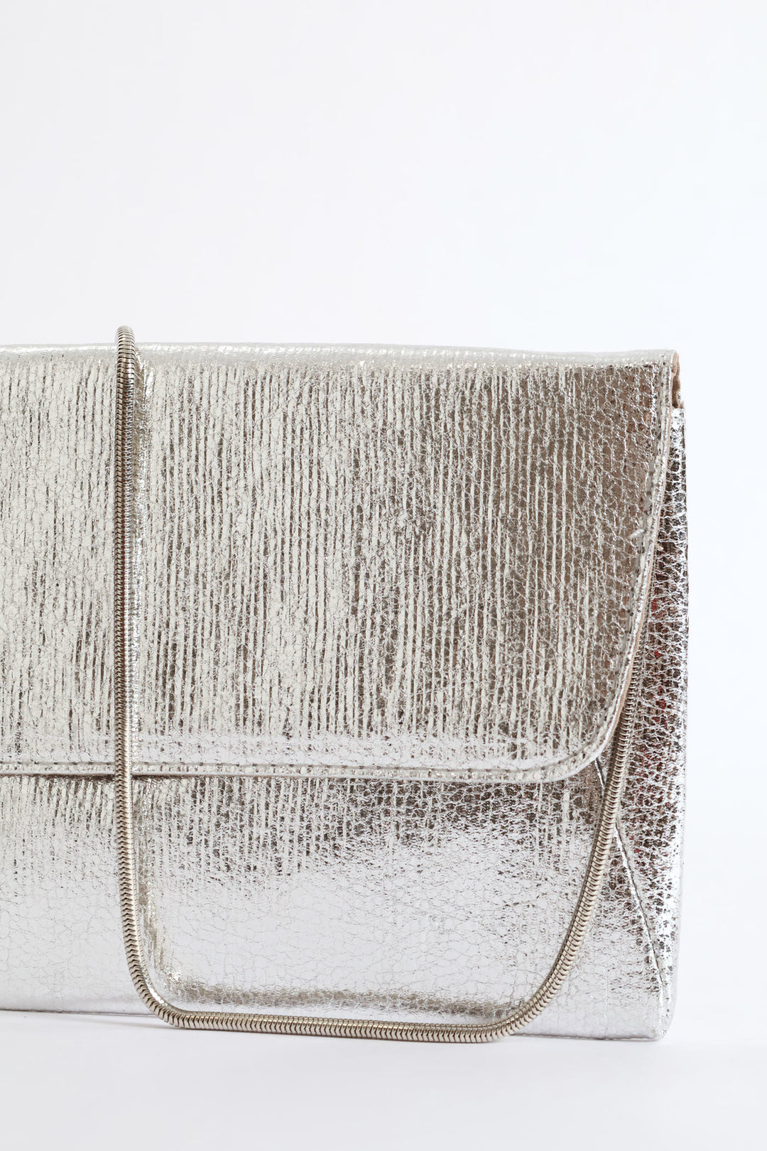 Envelope Clutch Bag - Silver