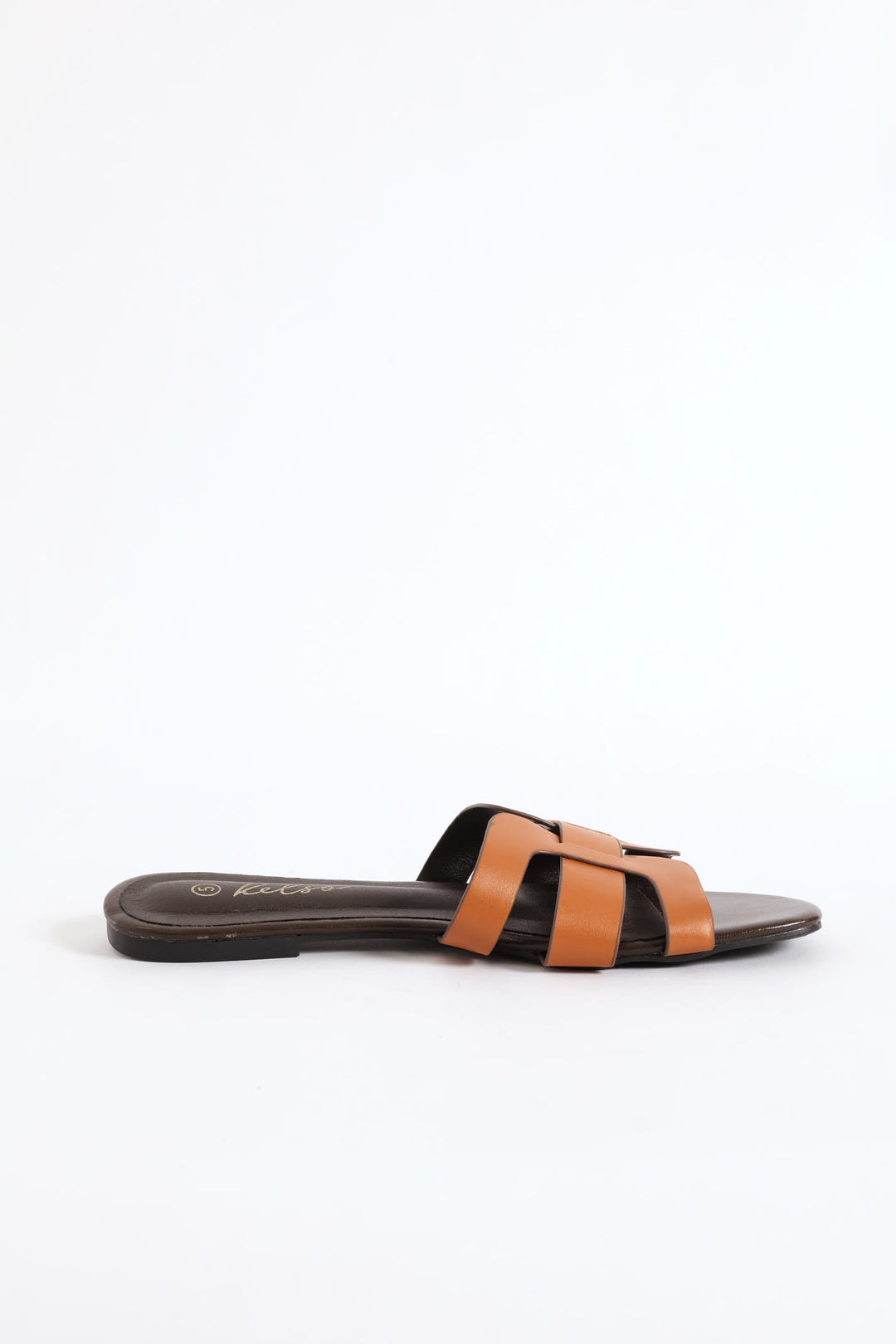 Interlinked Mule With Edgestain Sandal - Tan