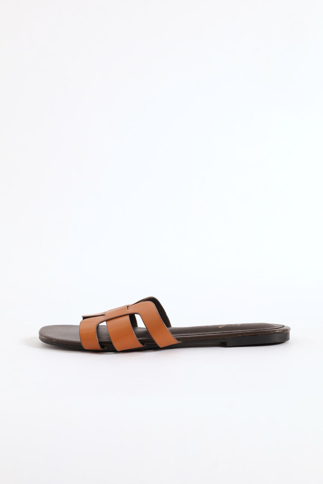 Interlinked Mule With Edgestain Sandal - Tan