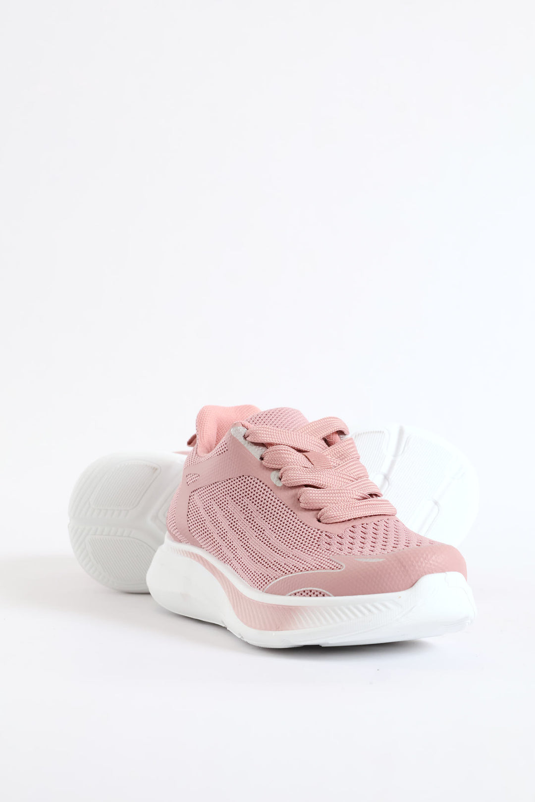 Girls Knit Trainer - Pink