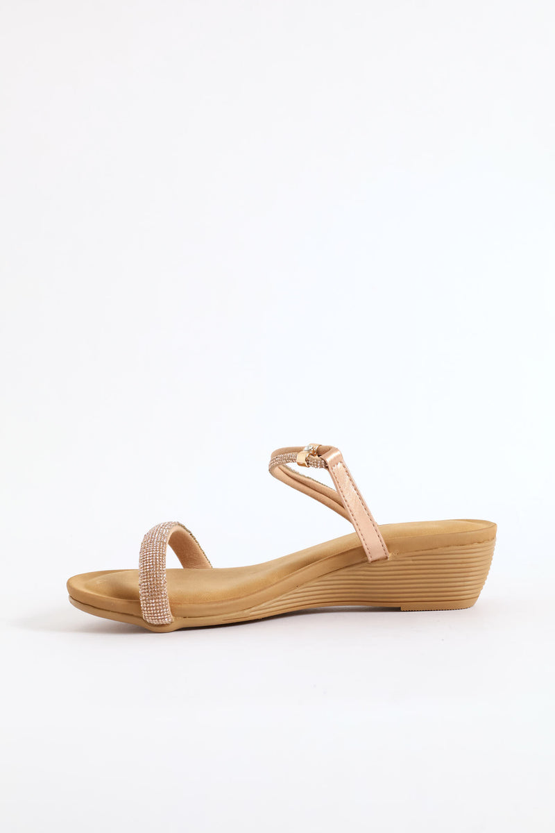 Bling Sandal - Rose Gold