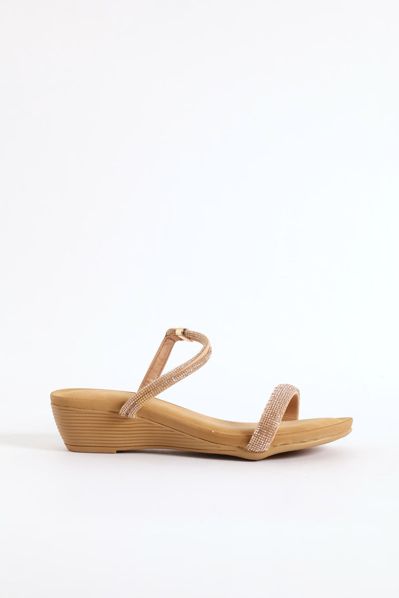 Bling Sandal - Rose Gold