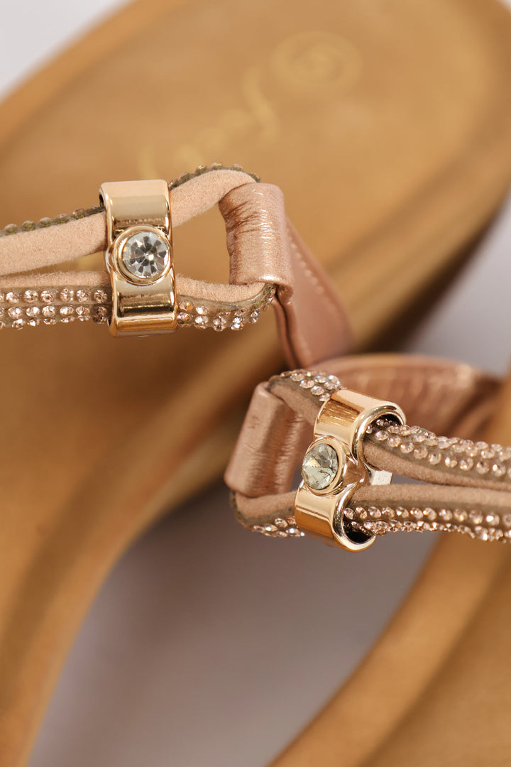 Bling Sandal - Rose Gold