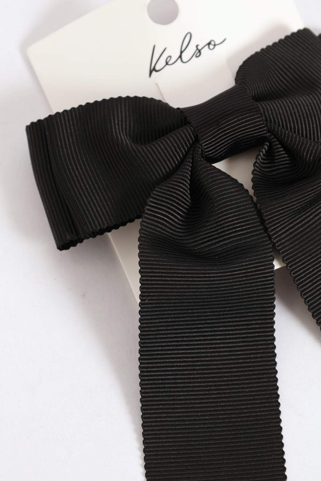 Textured Bow - Black