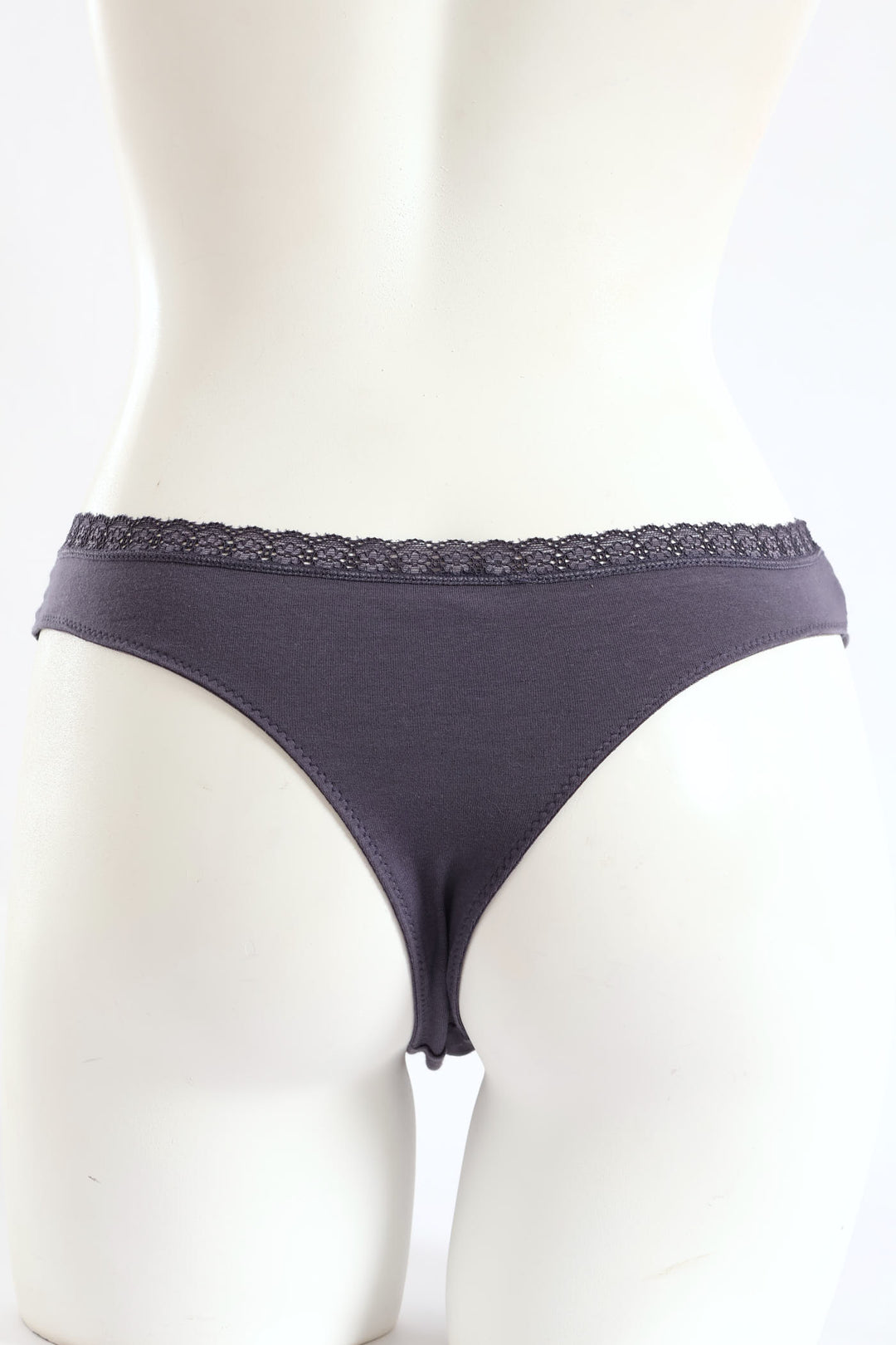 3 Pack Thong Panties - Cinnebar/Oatmeal Melange/Folkstone