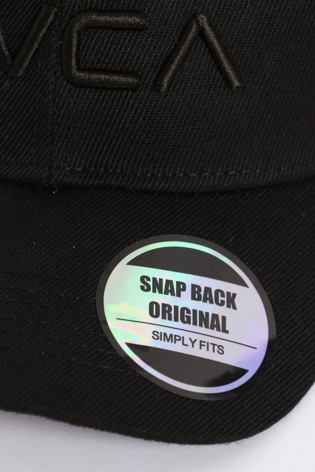3D Embroidery Cap - Black