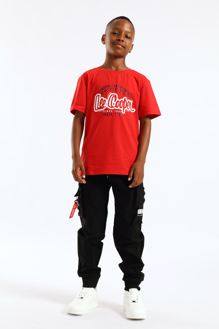 Boys Luke T-Shirt - Red