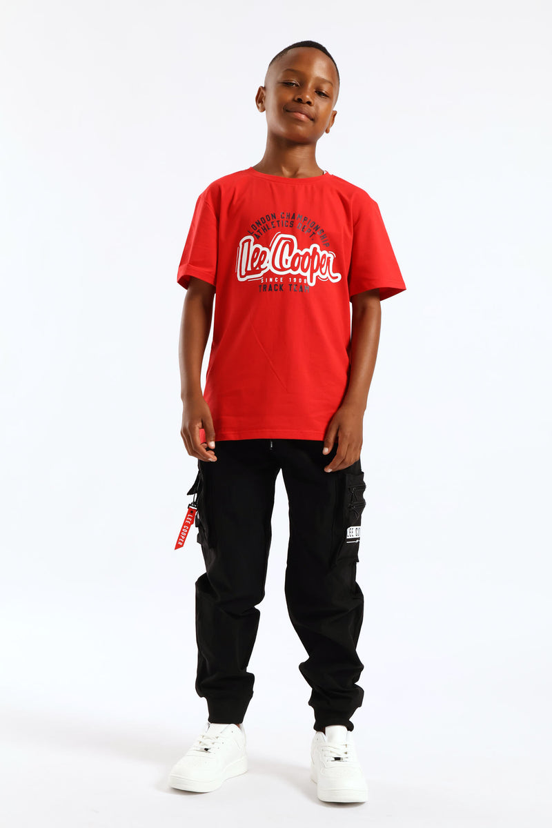 Boys Luke T-Shirt - Red